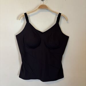 Knix LuxeLift V-Neck Tank Black Maternity Postpartum XXXL‎